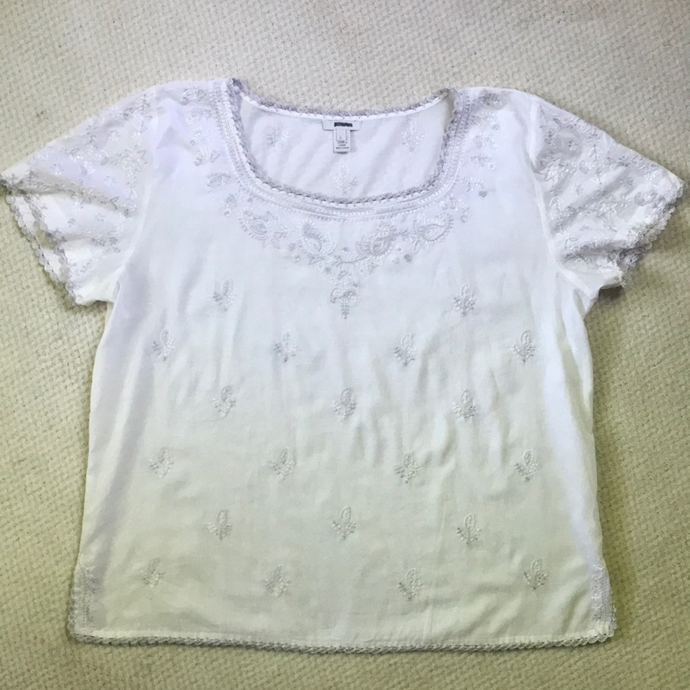 ⭐️ vintage JCrew boho top